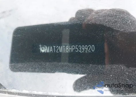 2017 Nissan Rogue Sv z USA, uszkodzony, nr VIN KNMAT2MT8HP539920